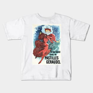 GERAUDEL PASTILLES Lozenges Paris Art Nouveau Jules Cheret Kids T-Shirt